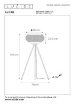 Stoječa svetilka LUCAS 2452047