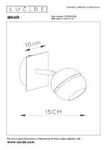 Stropna LED svetilka BINARI 2770738
