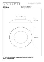 Stropna LED svetilka FOSKAL 2791245