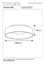 Stropna LED svetilka TALOWE LED 2460660
