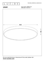 Stropna LED svetilka UNAR 2791931