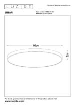 Stropna LED svetilka UNAR 2791948