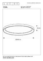 Stropna LED svetilka VIDAL 2460905