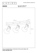 Stropna svetilka MADEE 2176790