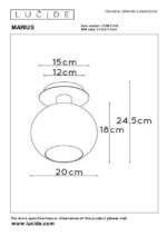Stropna svetilka MARIUS 2740984