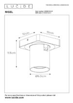 Stropna svetilka NIGEL 2092540