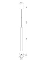 Stropna svetilka CRISP SU LED 9.5W 2700K SBK (5.1.2)(35)TRIAC - slika 3