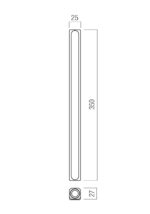 Stenska svetilka CRISP AP LED 6.6W 3000K SWH (5.1.2) - slika 3