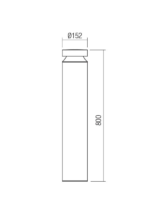 Talna svetilka XGROW ST H80 LED 24W DALI IP65 CO 3000K - slika 2