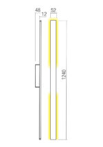 Stenska svetilka REFLEXA AP LED SMD 20W IP54 DG 2700K - slika 2