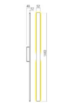 Stenska svetilka REFLEXA AP LED SMD 24W IP54 SBK 2700K - slika 2