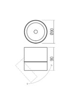 Stenska svetilka SHAFT AP LED 13W IP65 CO 2700K - slika 2