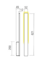 Stenska svetilka REFLEXA AP LED SMD 6W IP54 SW 2700K - slika 2