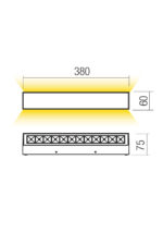 Stenska svetilka AROOS AP LED 30W IP65 DG 2700K - slika 2
