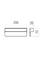 Stenska svetilka KANT STEP LIGHT LED 4.5W 24V DC IP65 CCT 2700K-3000K DG (5.1.2) 33MM - slika 2