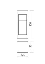 Talna svetilka TOSS ST H30 LED 10W IP65 DG CCT 2700K/3000K - slika 2