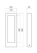 Talna svetilka SANDER ST H60 LED 10W IP65 IVORY CCT 2700K/3000K - slika 2