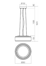 Stropna svetilka SOLERA SU LED 24W 3000K/4000K - slika 3