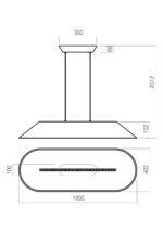 Stropna svetilka AKIRA SU LED 23.5W 2700K DARK GREY/GREY - slika 3