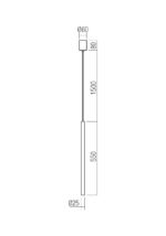 Stropna svetilka KANJI SU LED H550 6.2W 2700K FOGGY NICKEL - slika 3
