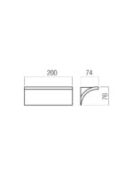 Stenska svetilka VELAS AP LED 9.5W 2700K MBK(200) - slika 3