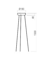 Rozeta RD D190 3WIRES BG - slika 3