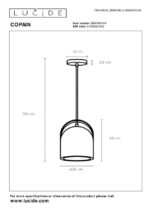 Viseča svetilka COPAIN 2201690