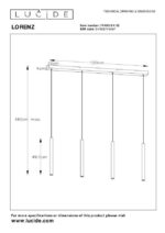 Viseča svetilka LORENZ 2740687