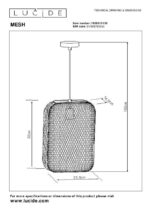 Viseča svetilka MESH 2782533