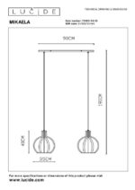 Viseča svetilka MIKAELA 2730466